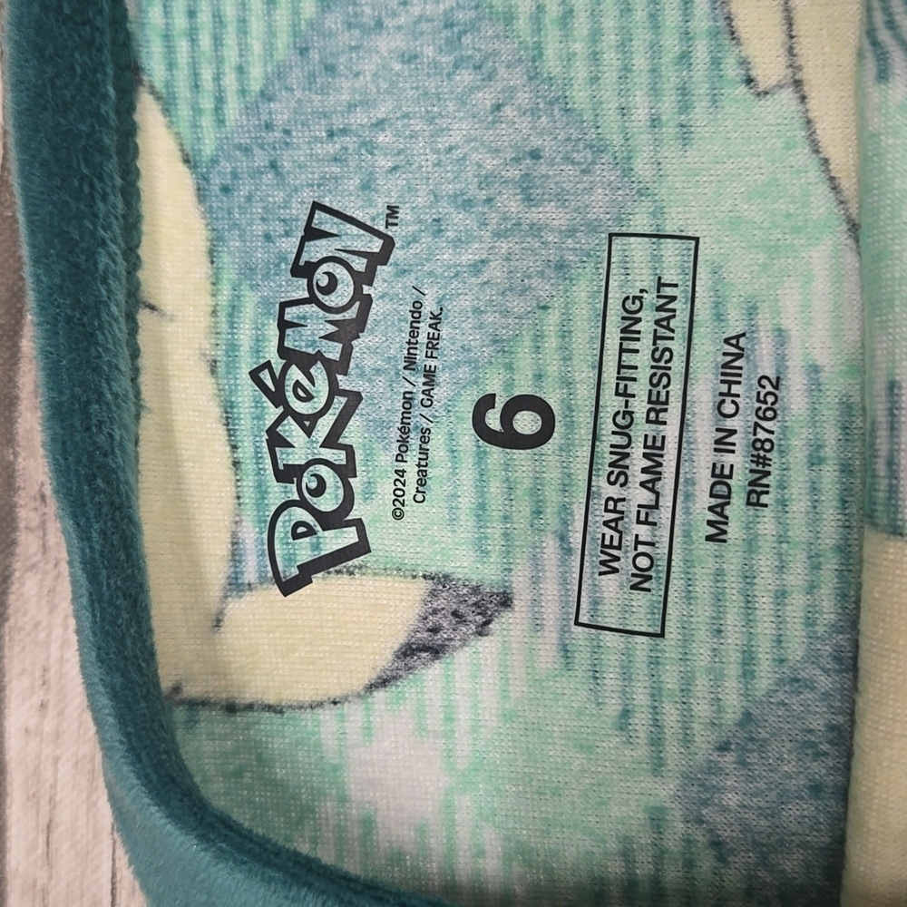 Pokemon Plaid Pikachu Pajamas - Picture 3 of 7